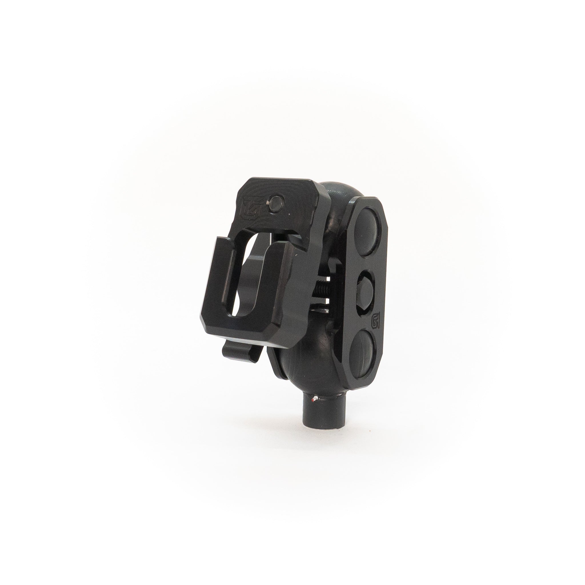 Radio Mic Mount with 1" Ball Adapter (Machined Aluminum)