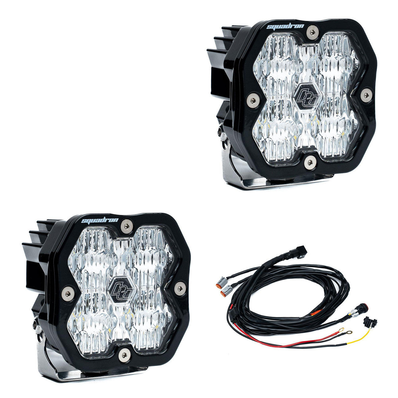 Baja Designs Squadron 2.0 Pro Black LED Auxiliary Light Pod Pair - Universal