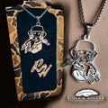 Dog with duck Stainless Steel Necklace and Pendant