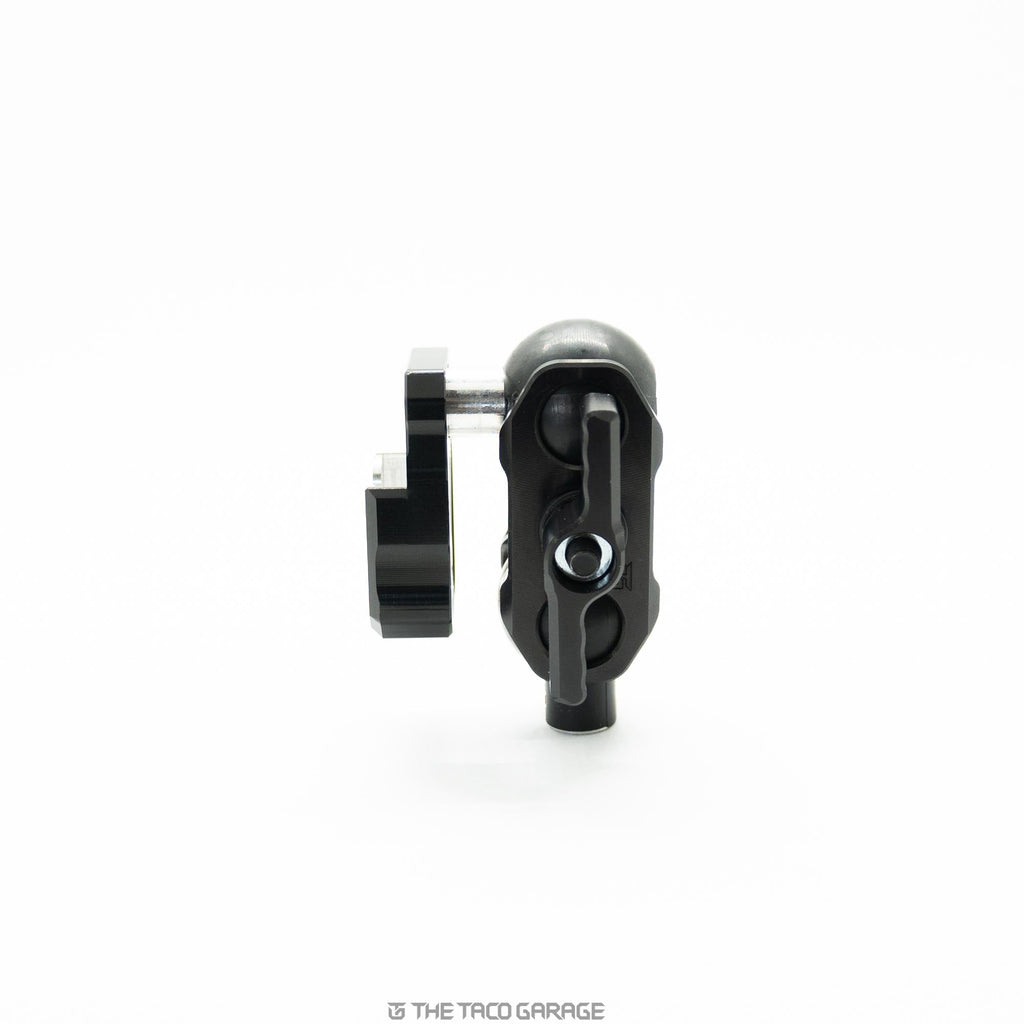 Radio Mic Mount with 1" Ball Adapter (Machined Aluminum)