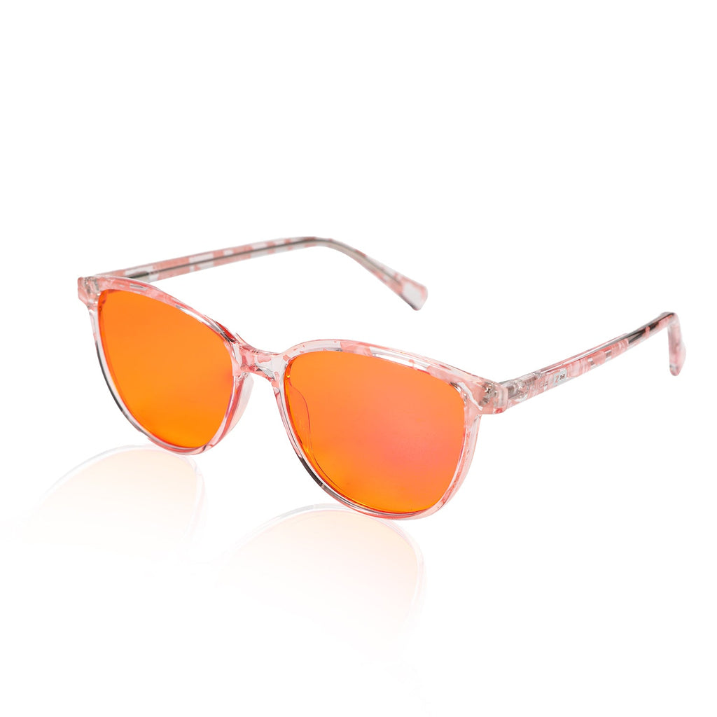 Night-time Wayfarer Blue Light Blocking Glasses - Pink Warrior