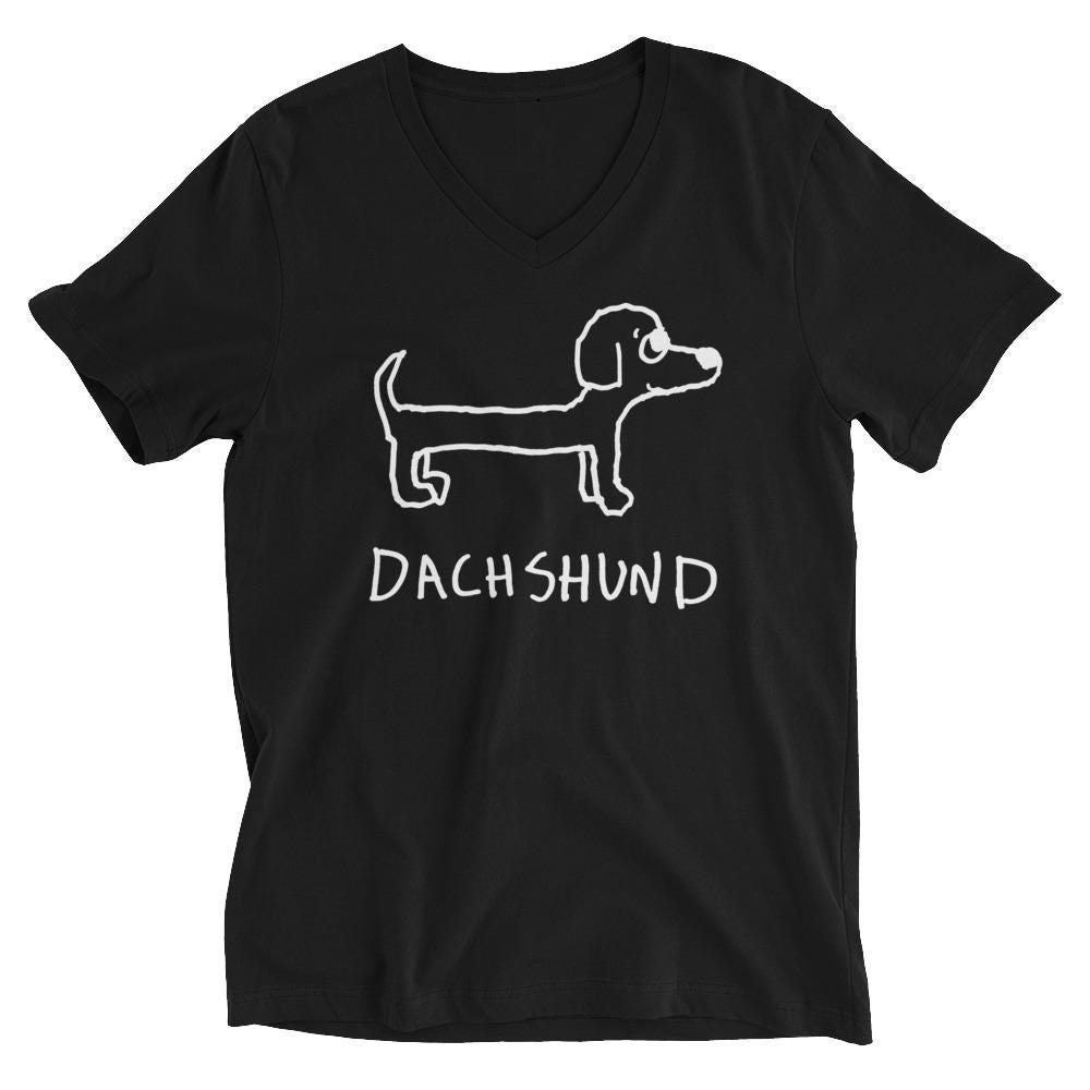 Dachshund - V-Neck T-Shirt