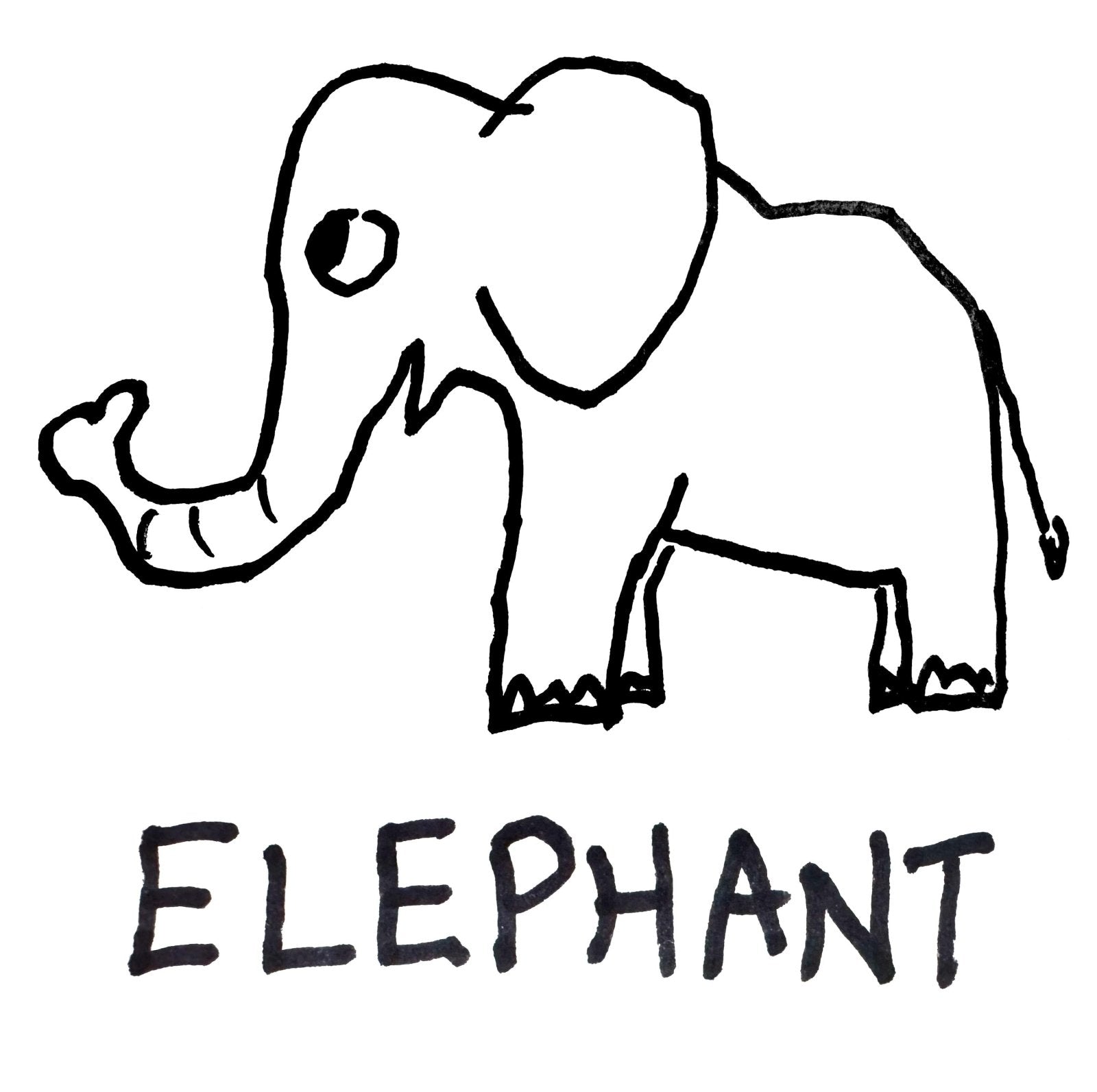 Elephant - Toddler Tee