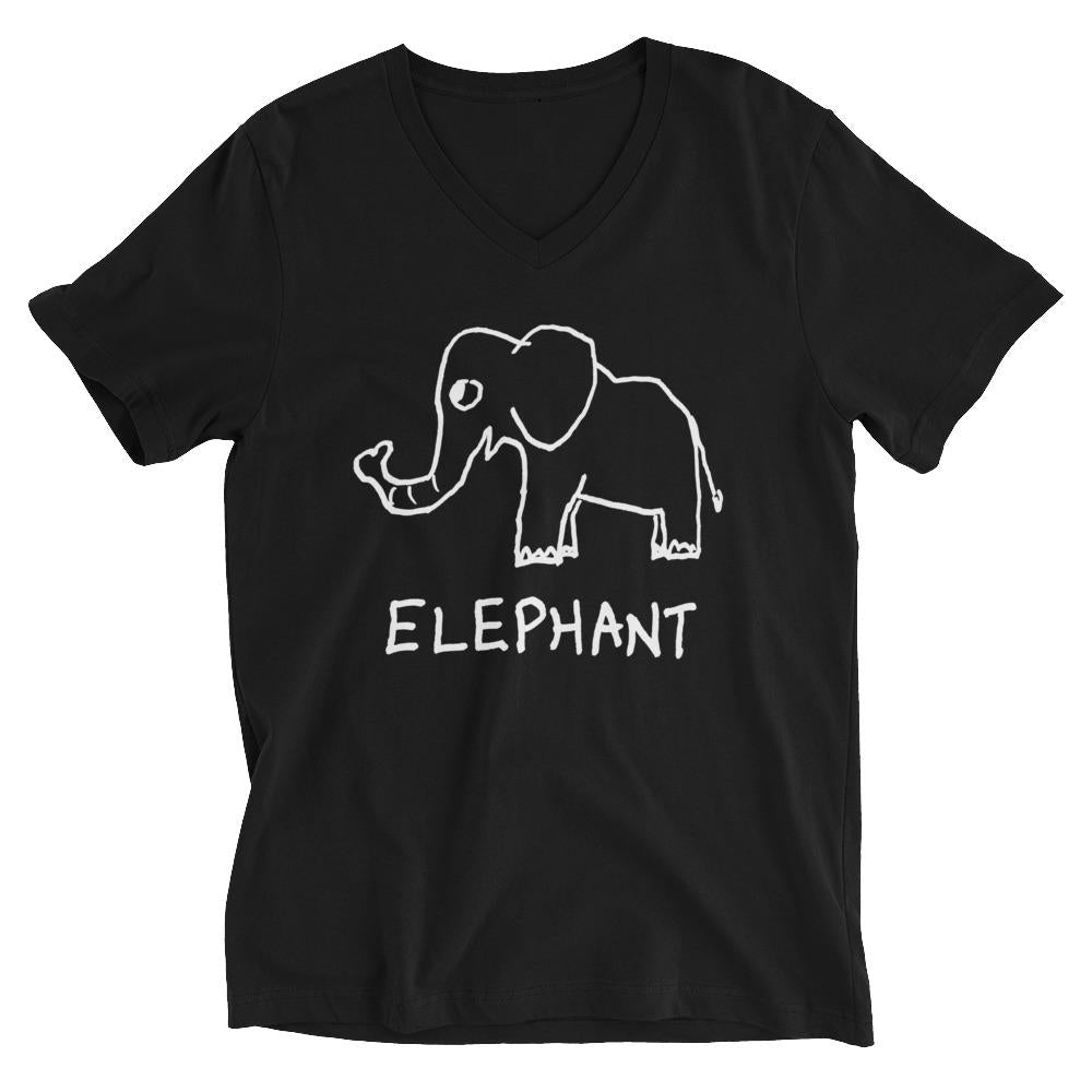 Elephant - V-Neck T-Shirt