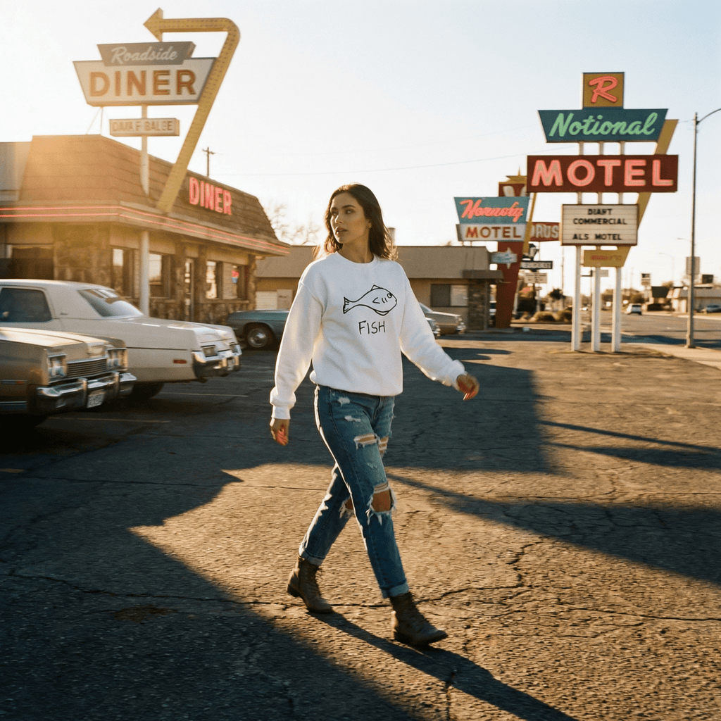 Fish - Crewneck Sweatshirt