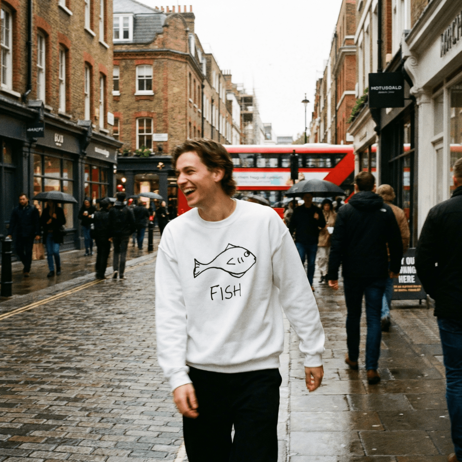 Fish - Crewneck Sweatshirt