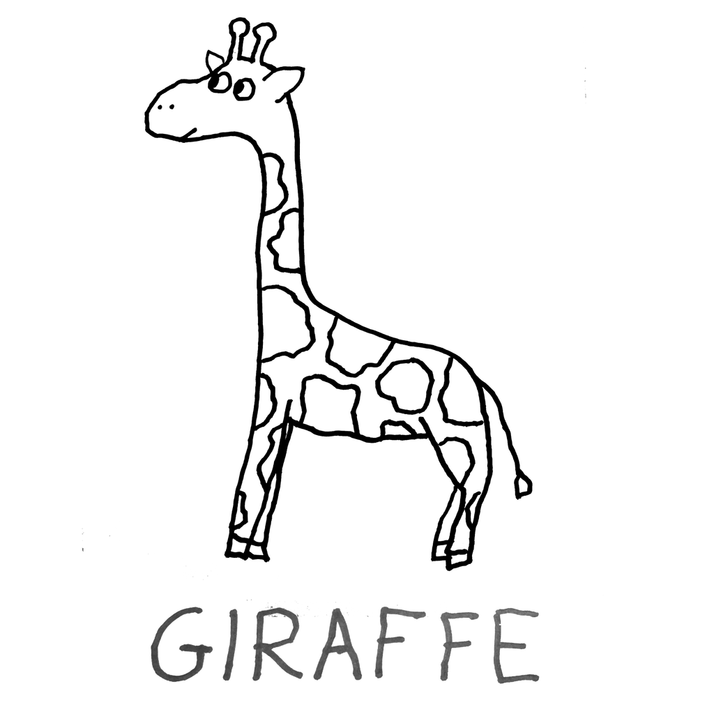 Giraffe - T-shirt dress