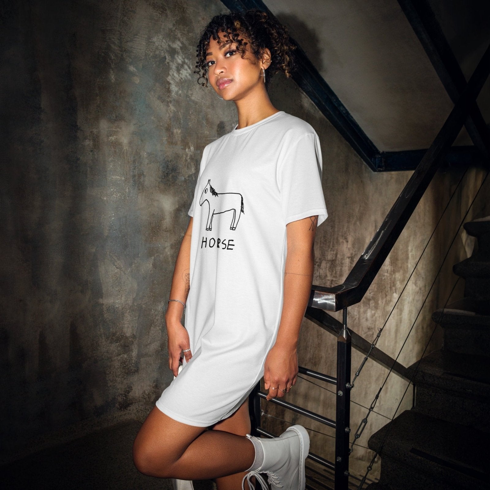 Horse - T-Shirt Dress.