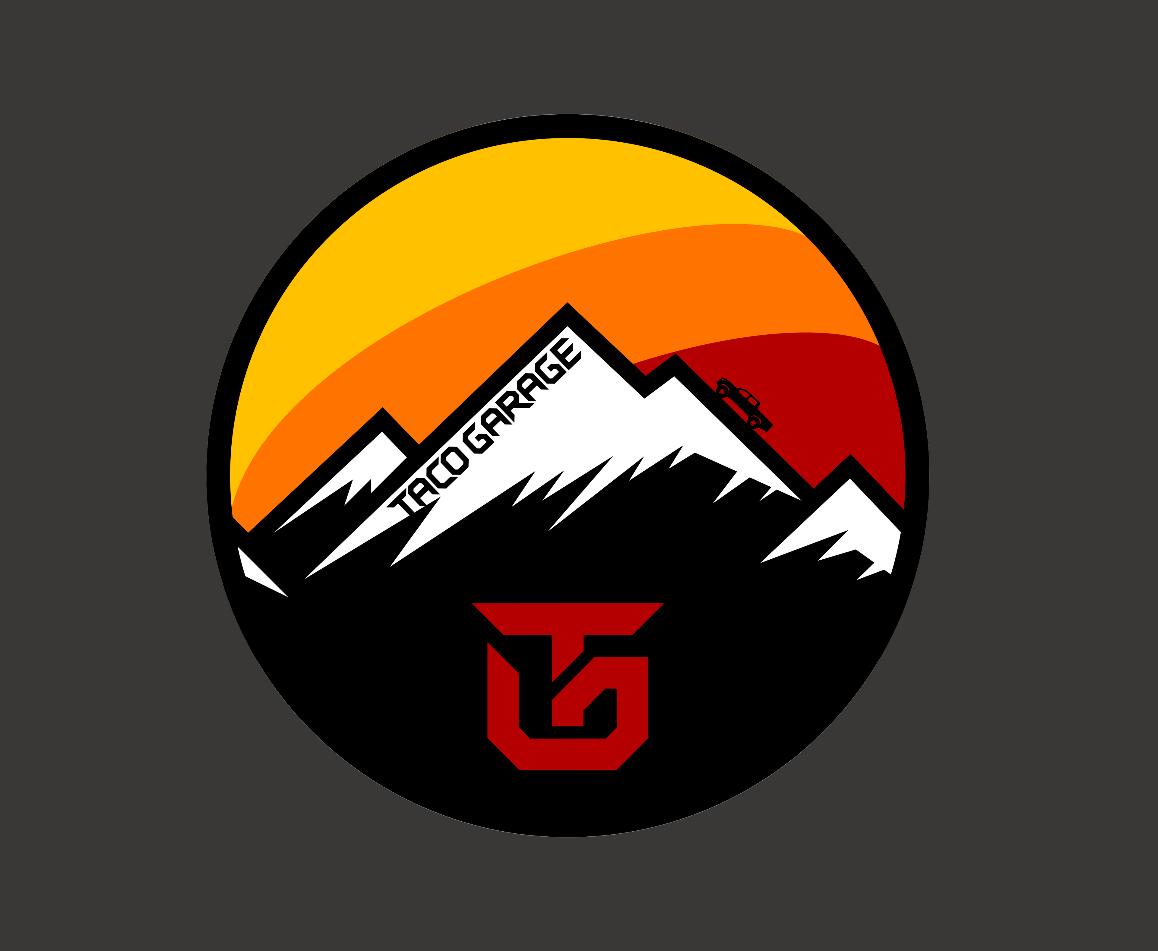 Mountain Tacoma Sunset T-Shirt