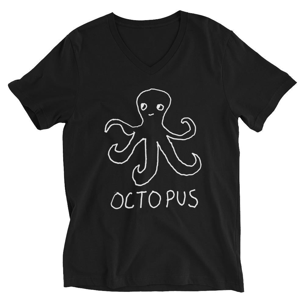 Octopus - V-Neck T-Shirt