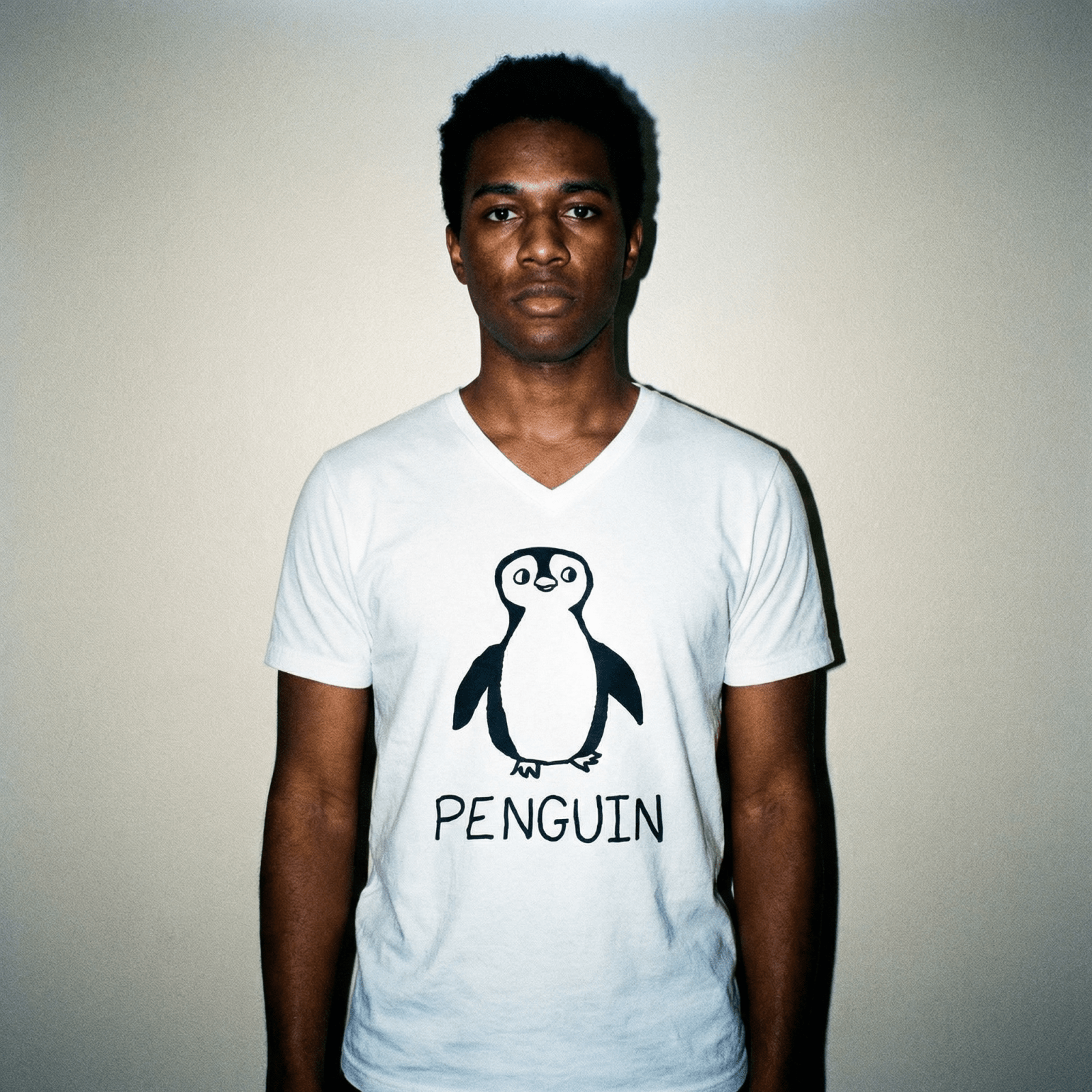 Penguin - V-Neck T-Shirt