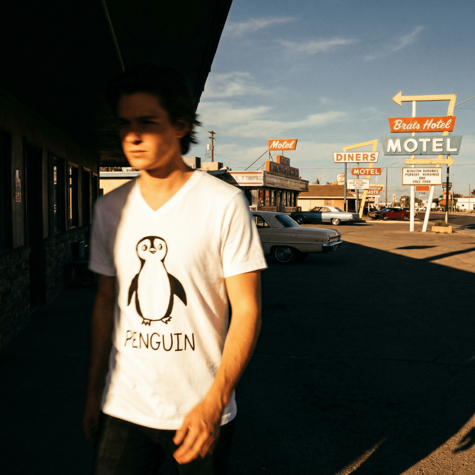 Penguin - V-Neck T-Shirt