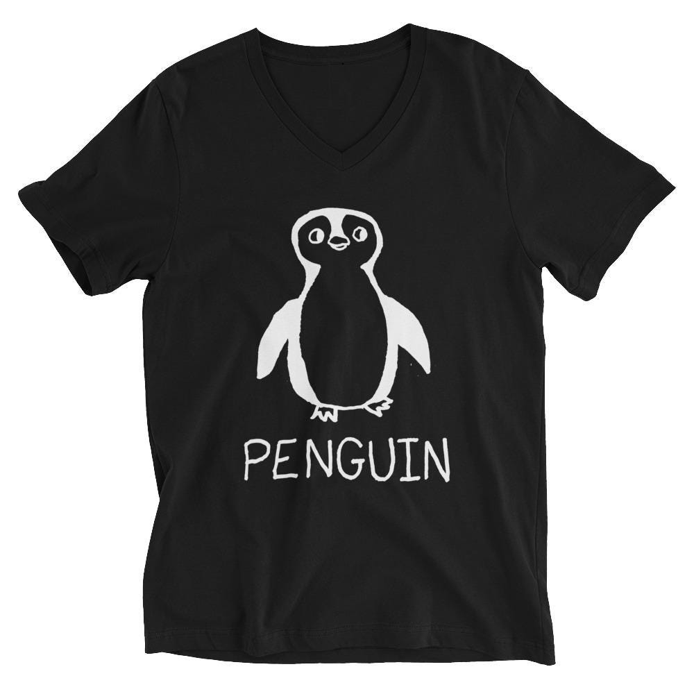 Penguin - V-Neck T-Shirt