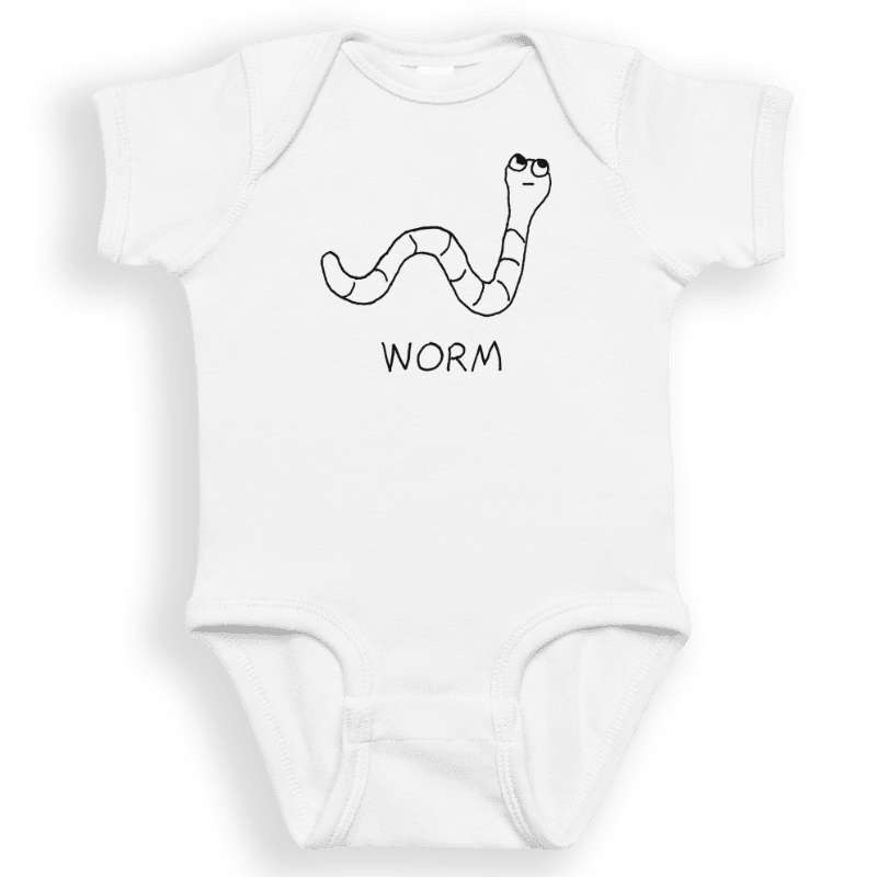 Worm - Baby Onesie