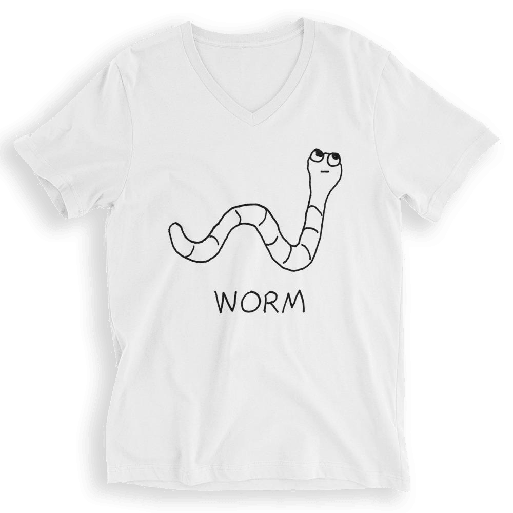 Worm - V-Neck T-Shirt