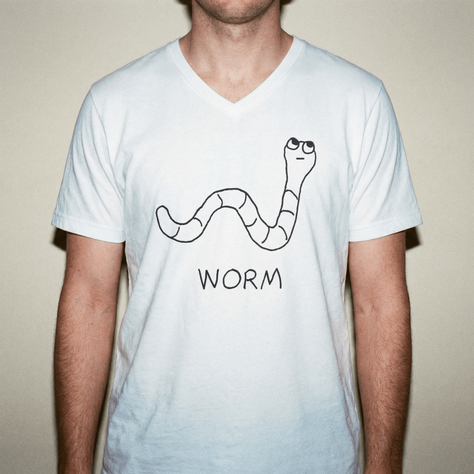 Worm - V-Neck T-Shirt
