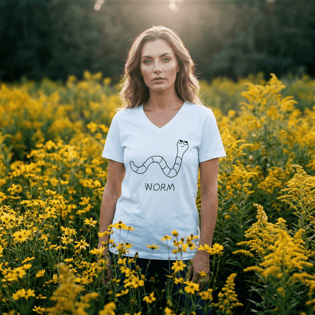 Worm - V-Neck T-Shirt